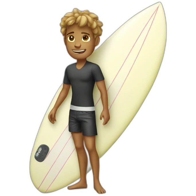 Cool surfer emoji