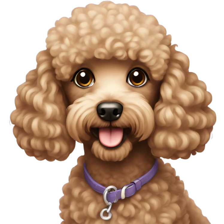 miniature poodle emoji