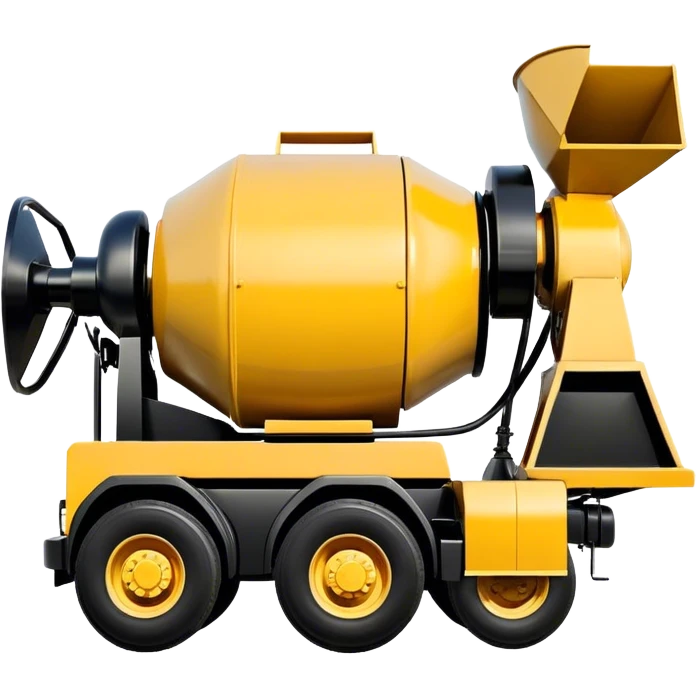 Cement Mixer - Mack Granite (Model Year: 2022) (Iconic colour: Yellow and black) emoji