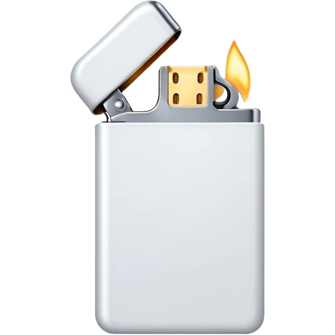 white lighter emoji