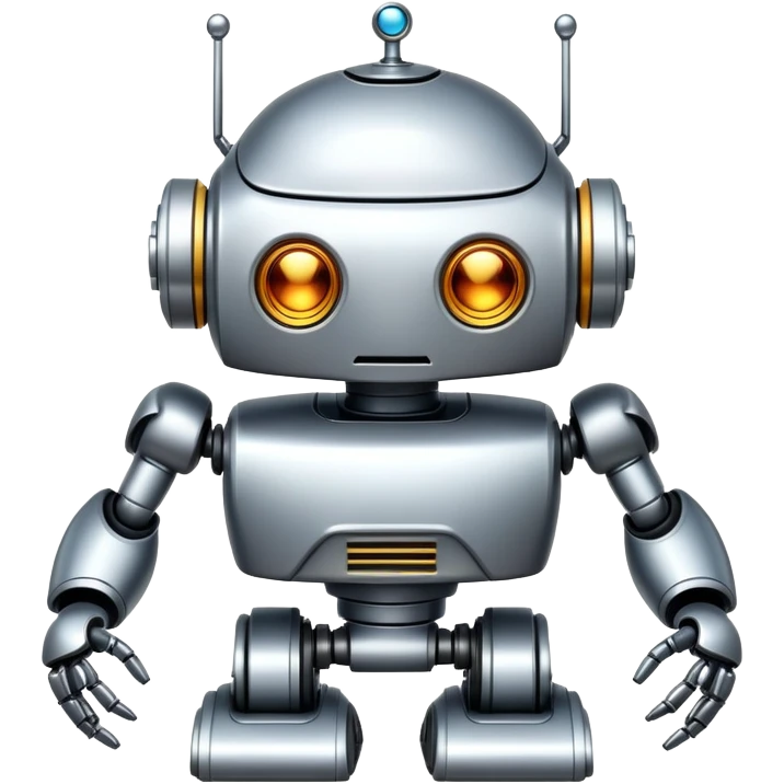 Fancy robot emoji