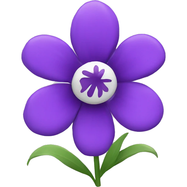 Flower that is purple emoji