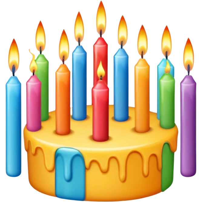 16 birthday candles  emoji