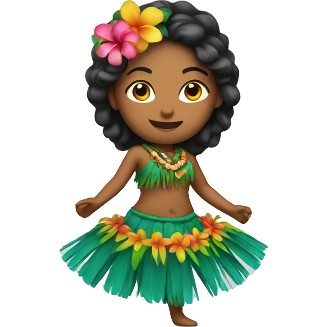 Hula dancer emoji
