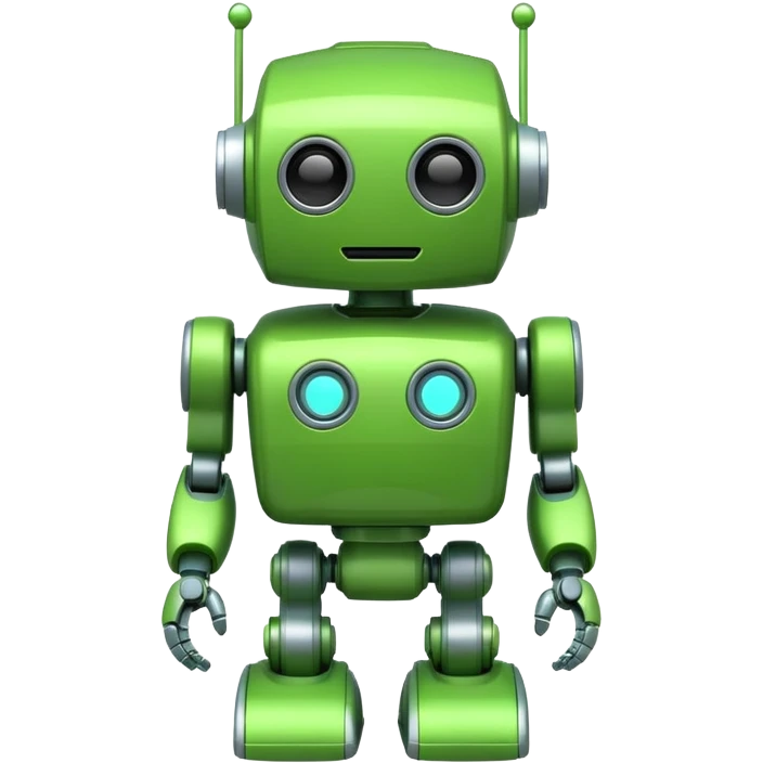 green robot toy emoji