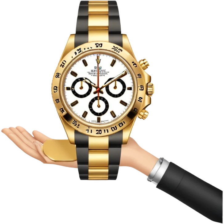 Rolex omoji hyr bu değil sadece el onu istiyorum böyle değil  emoji