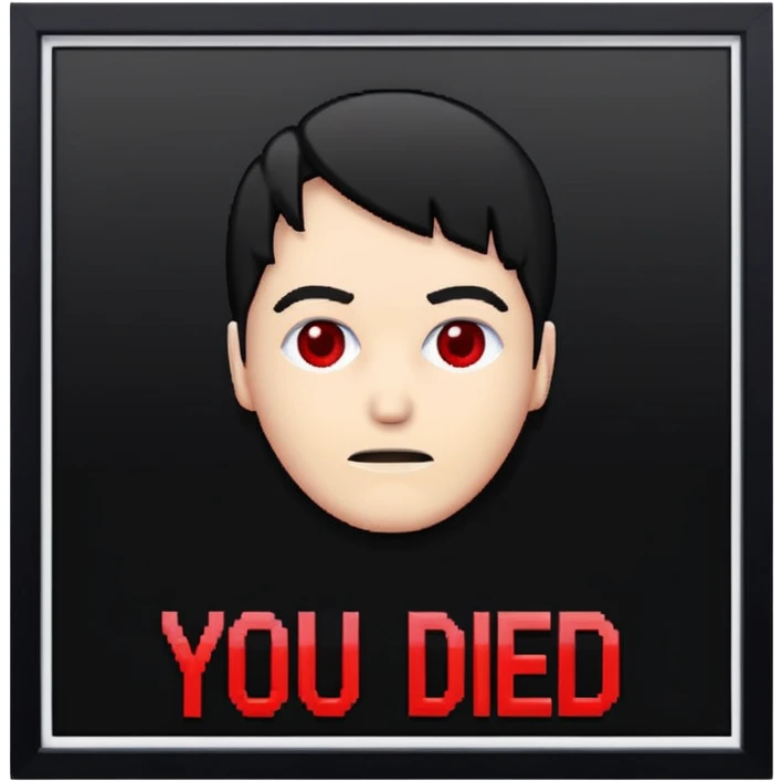 FromSoftware You Died Screen emoji