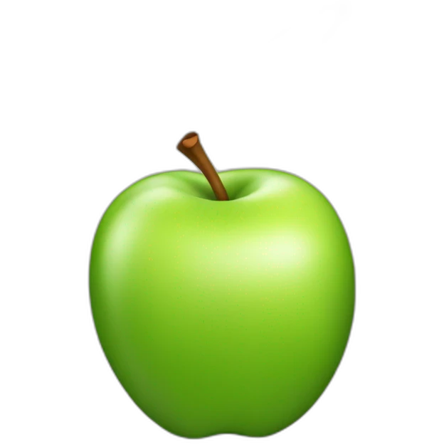apple in an apple phone emoji