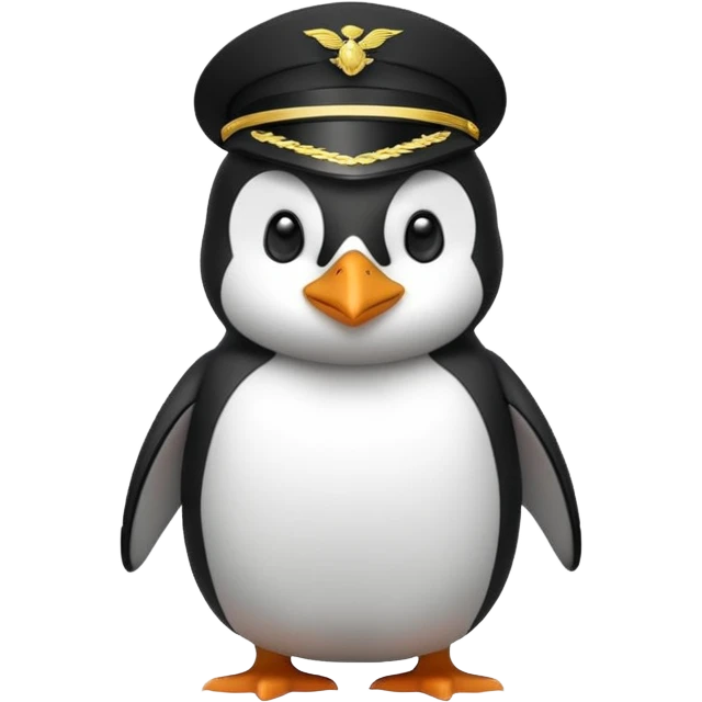 Military penguin emoji