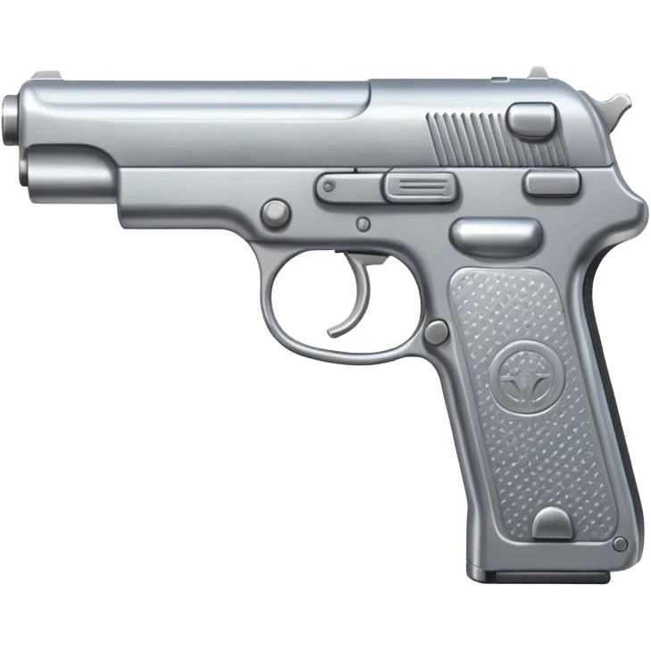 silver gun emoji