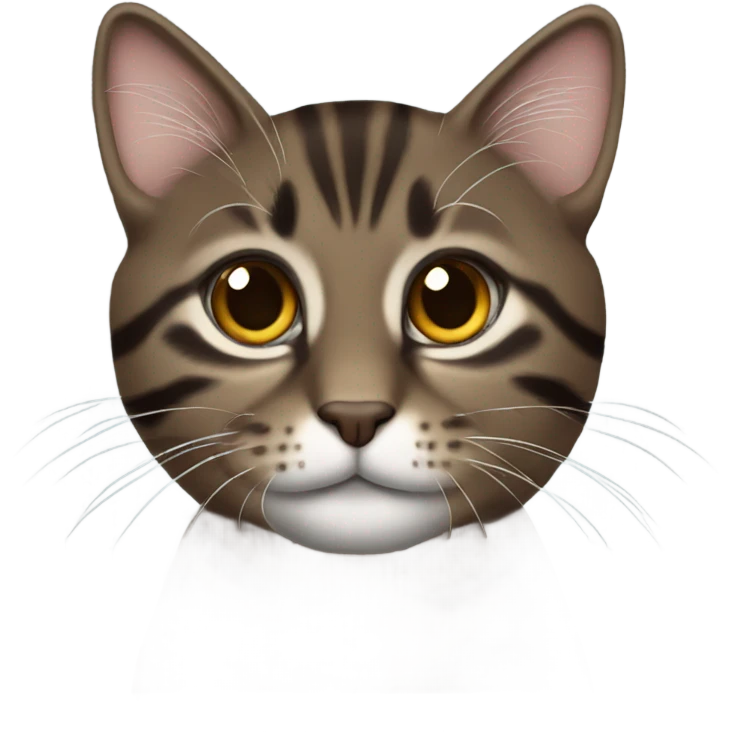 Dark brown tabby  emoji
