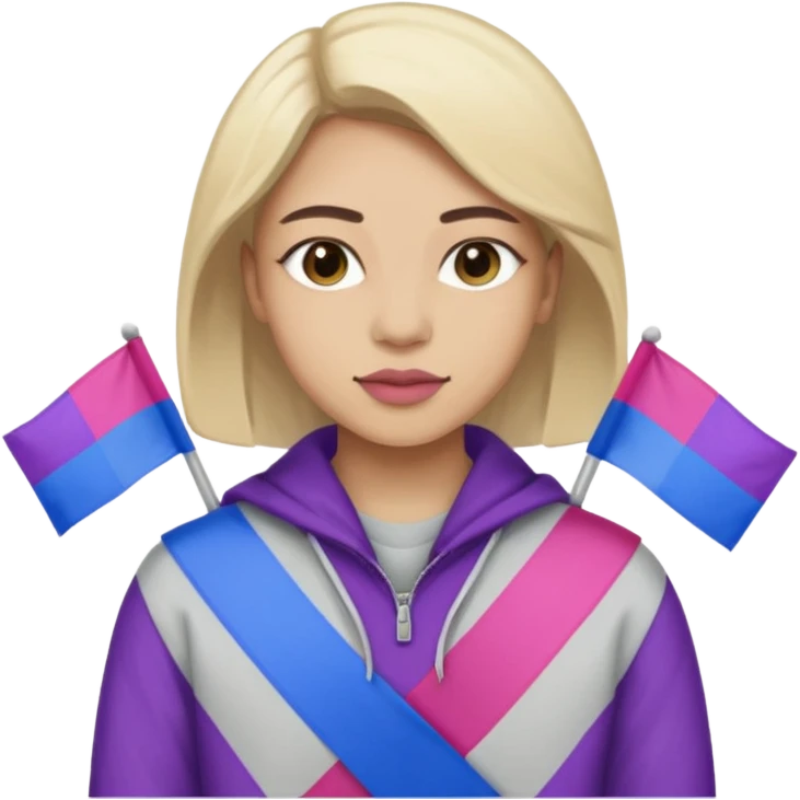 Bandera bisexual  emoji