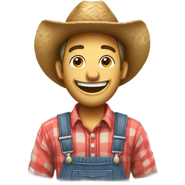 Hillbilly smile face emoji