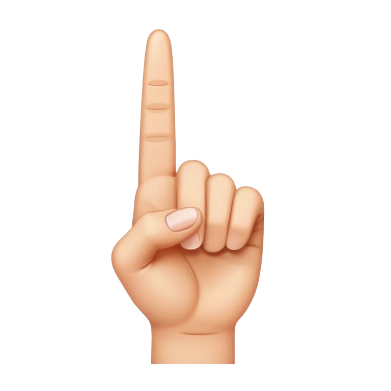 middle finger emoji