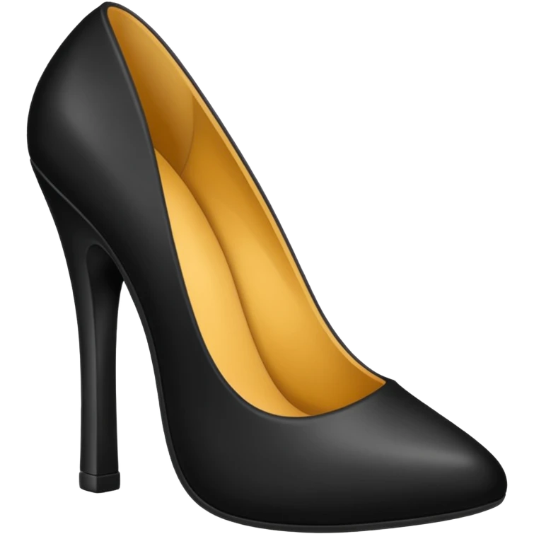Black heel emoji
