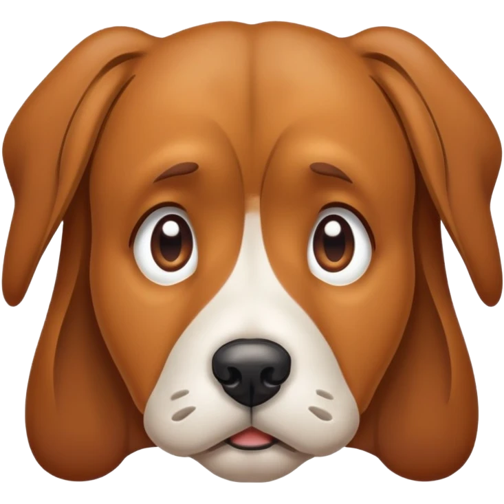 sad dog  emoji