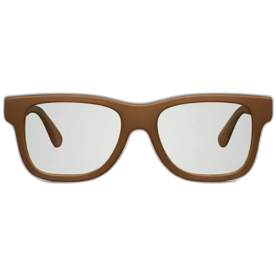 glasses 3D emoji