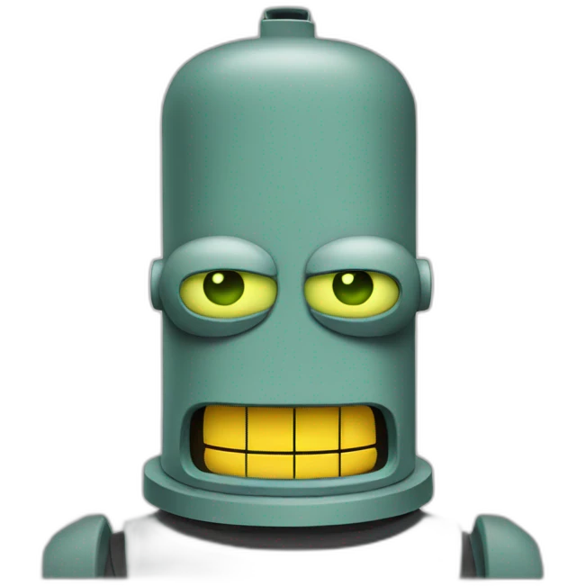 Bender from Futurama emoji
