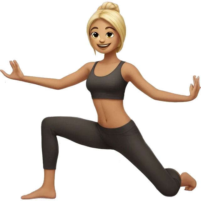 yoga and magic emoji