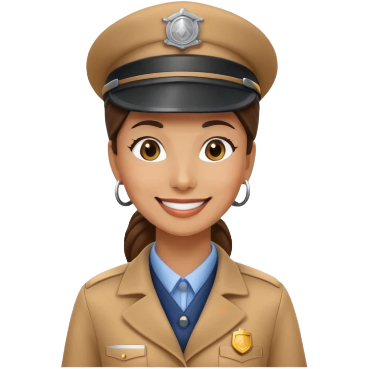 Female train conductor emoji