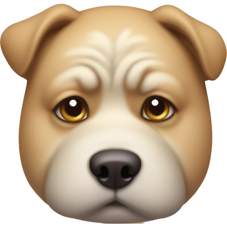Fat dog emoji