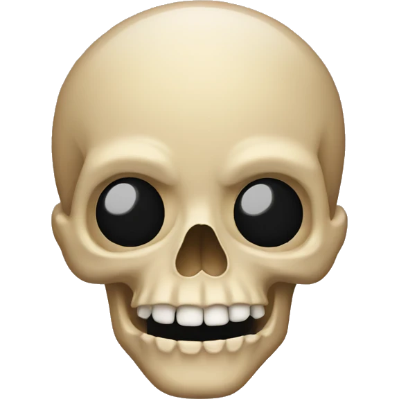 Skull with a mustache  emoji