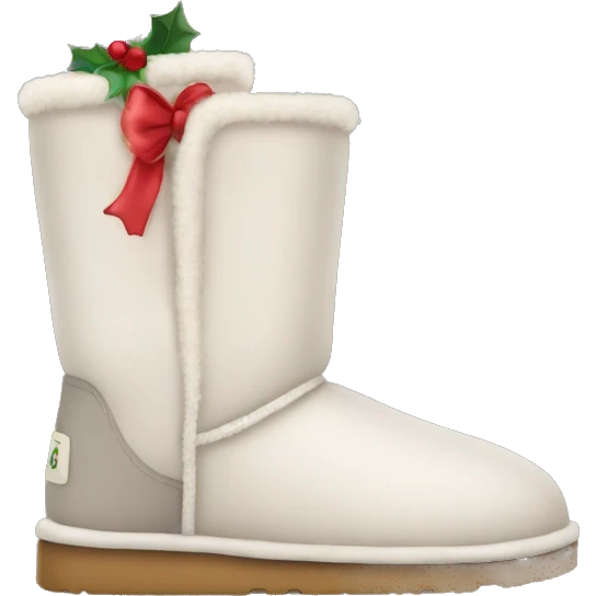 Christmas uggs emoji