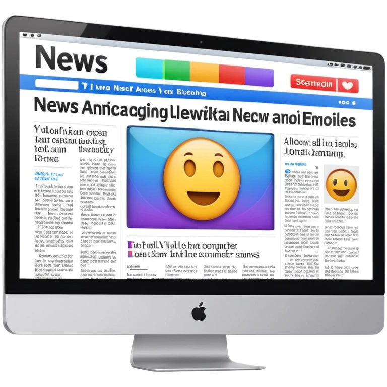 news computer emoji