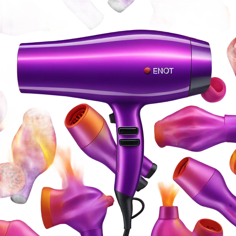 Hair dryer emoji