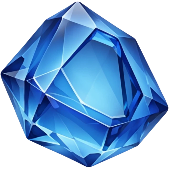 raw blue crystal emoji