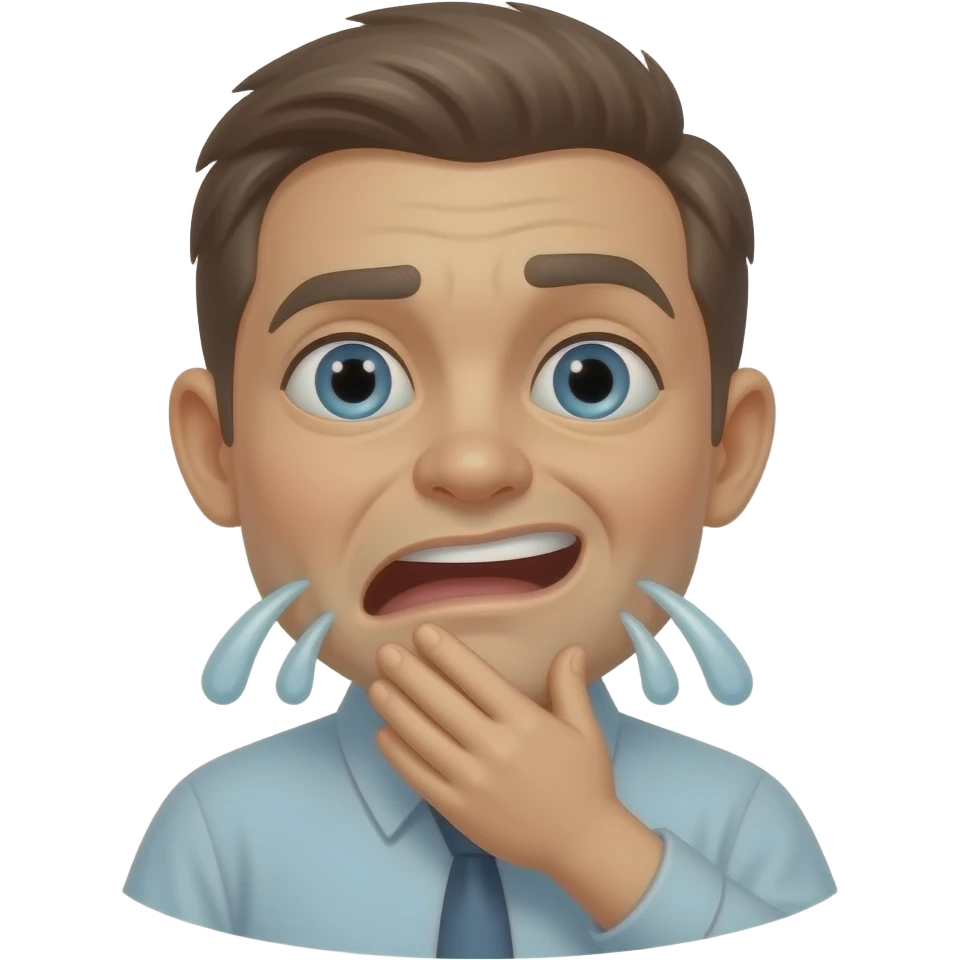 Choking myself emoji