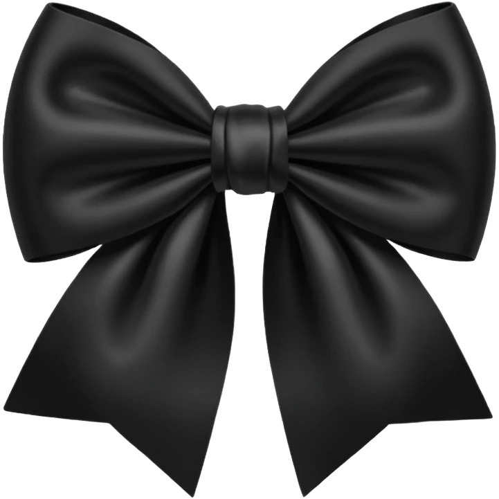 black bow emoji