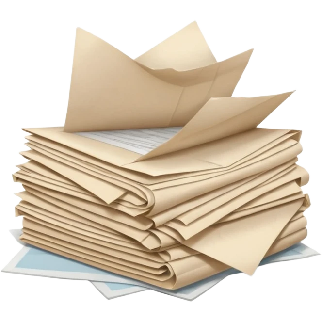 pile of papers emoji