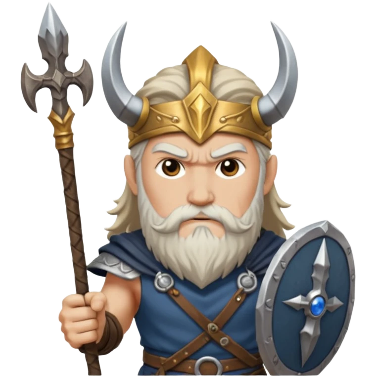 odin with Gungnir spear emoji