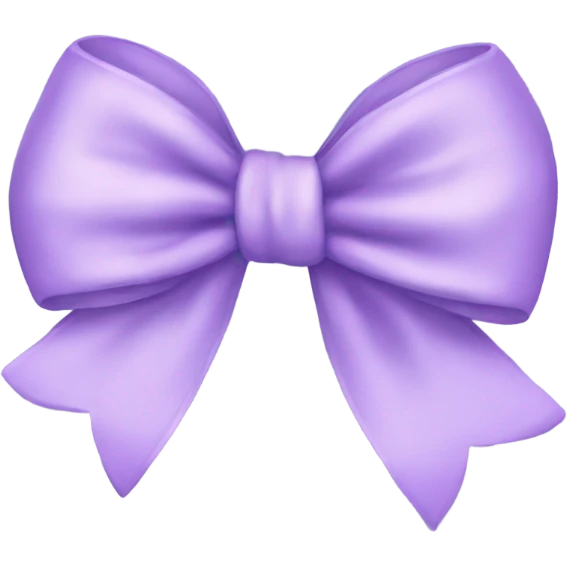 Lilac bow emoji
