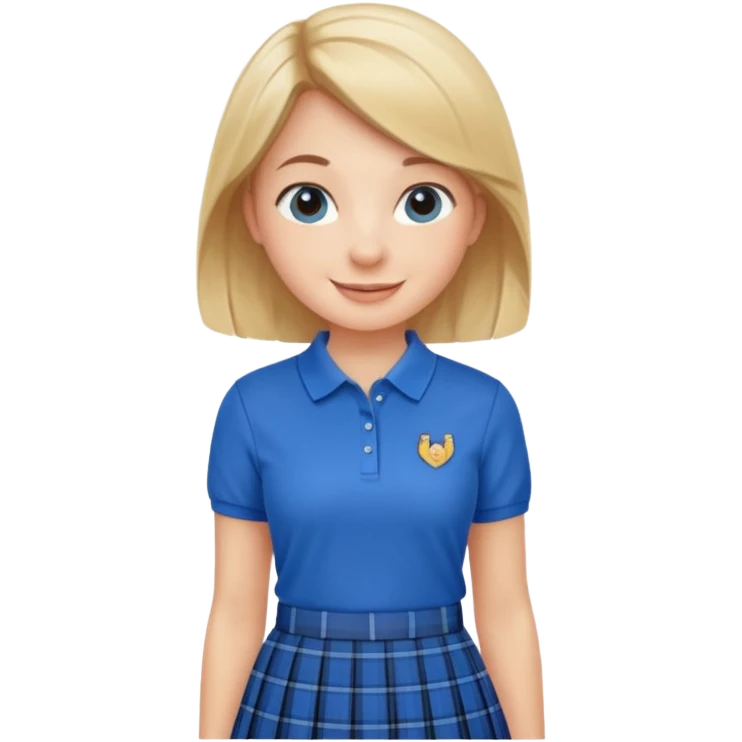 Preppy girl emoji