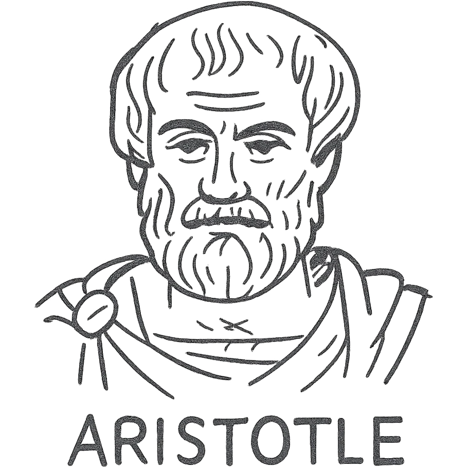 a portrait of aristotle emoji