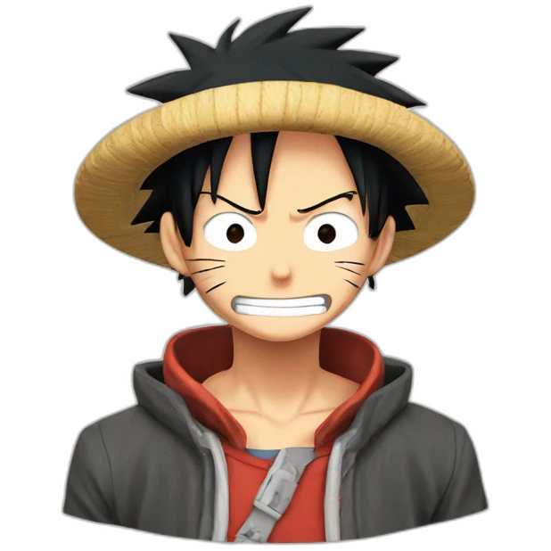 Luffy naruto emoji