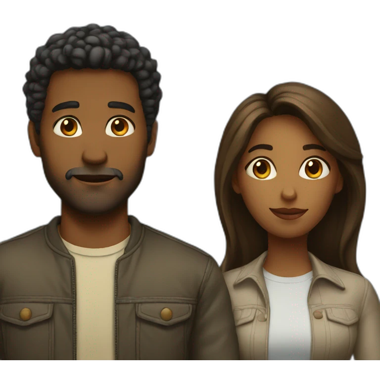 overheight couple emoji