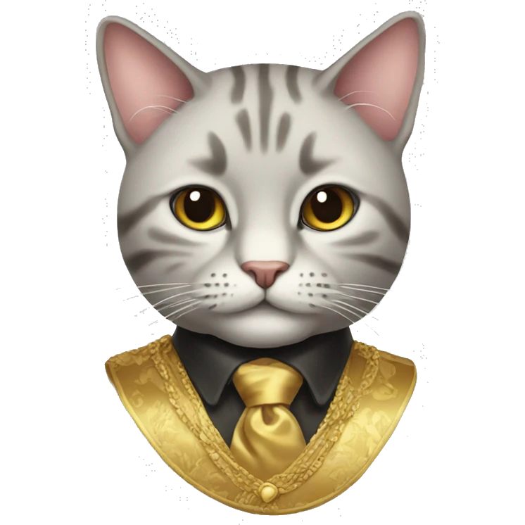 Rich cat emoji