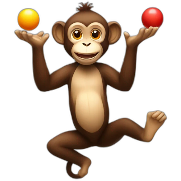 juggling monkey emoji