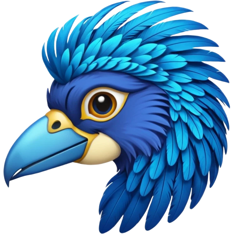 Arara azul emoji