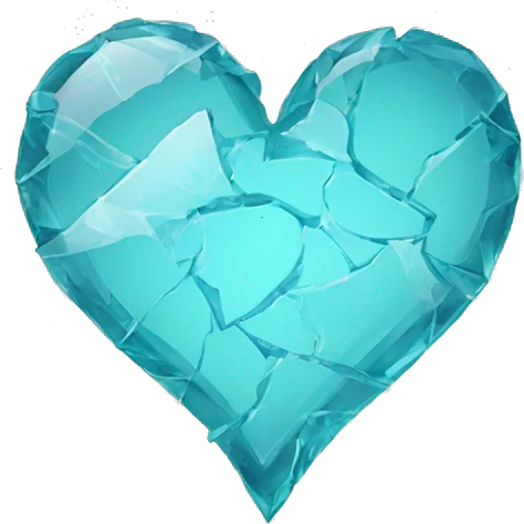 broken glass heart emoji