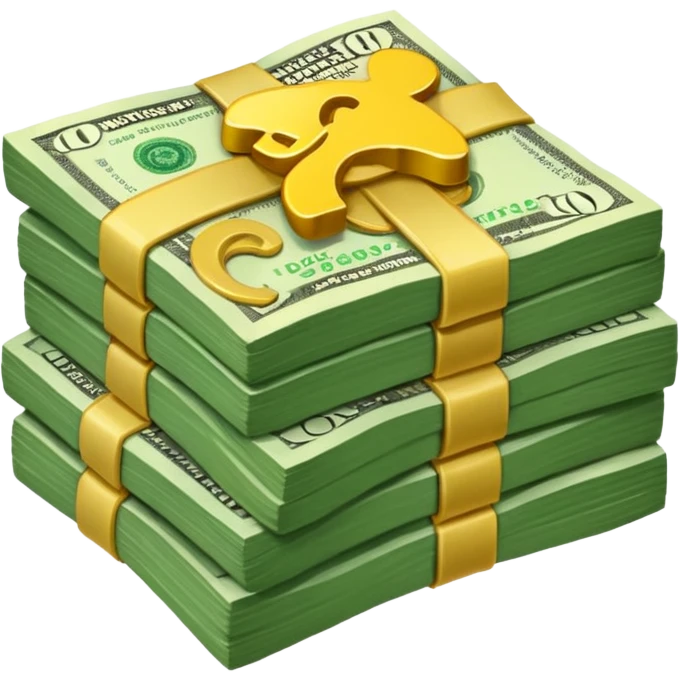 Small money stack emoji