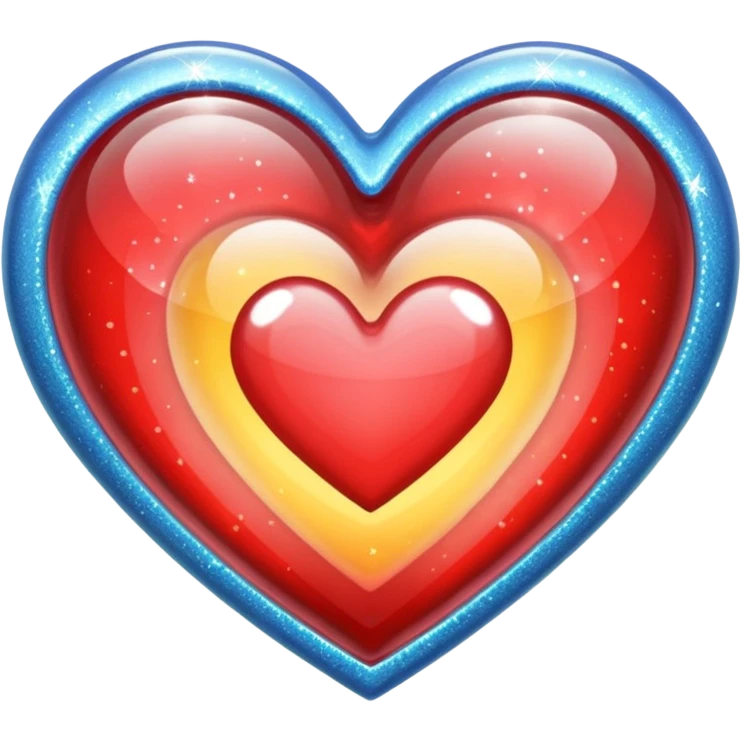 heart glass clear sparkly emoji
