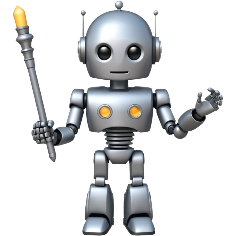 Robot Maestro Conductor emoji