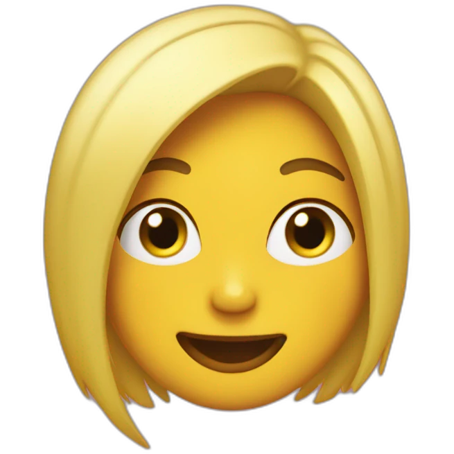 Chica riendo emoji