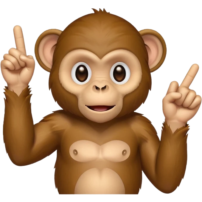 monkey flipping me off emoji