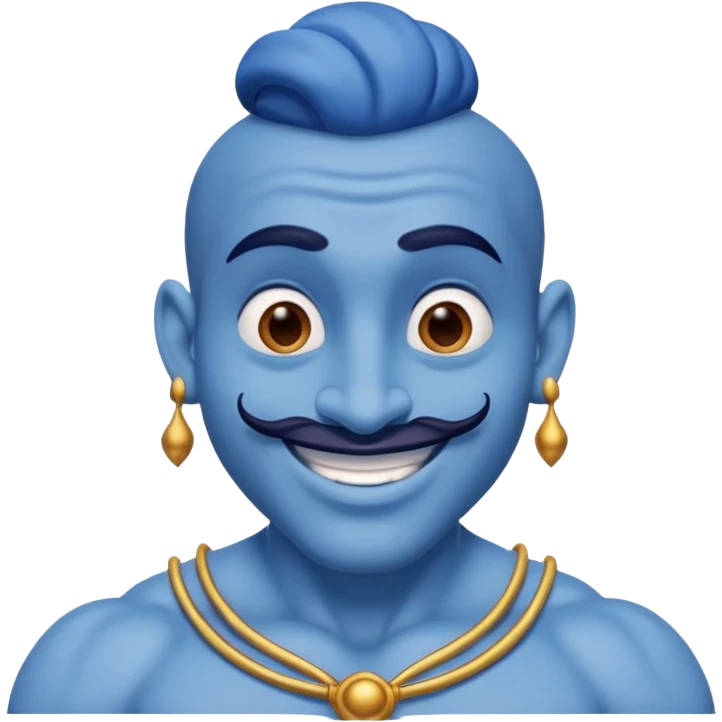 the genie from Aladdin's lamp
 emoji