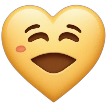 La lettre m sur un cœur emoji